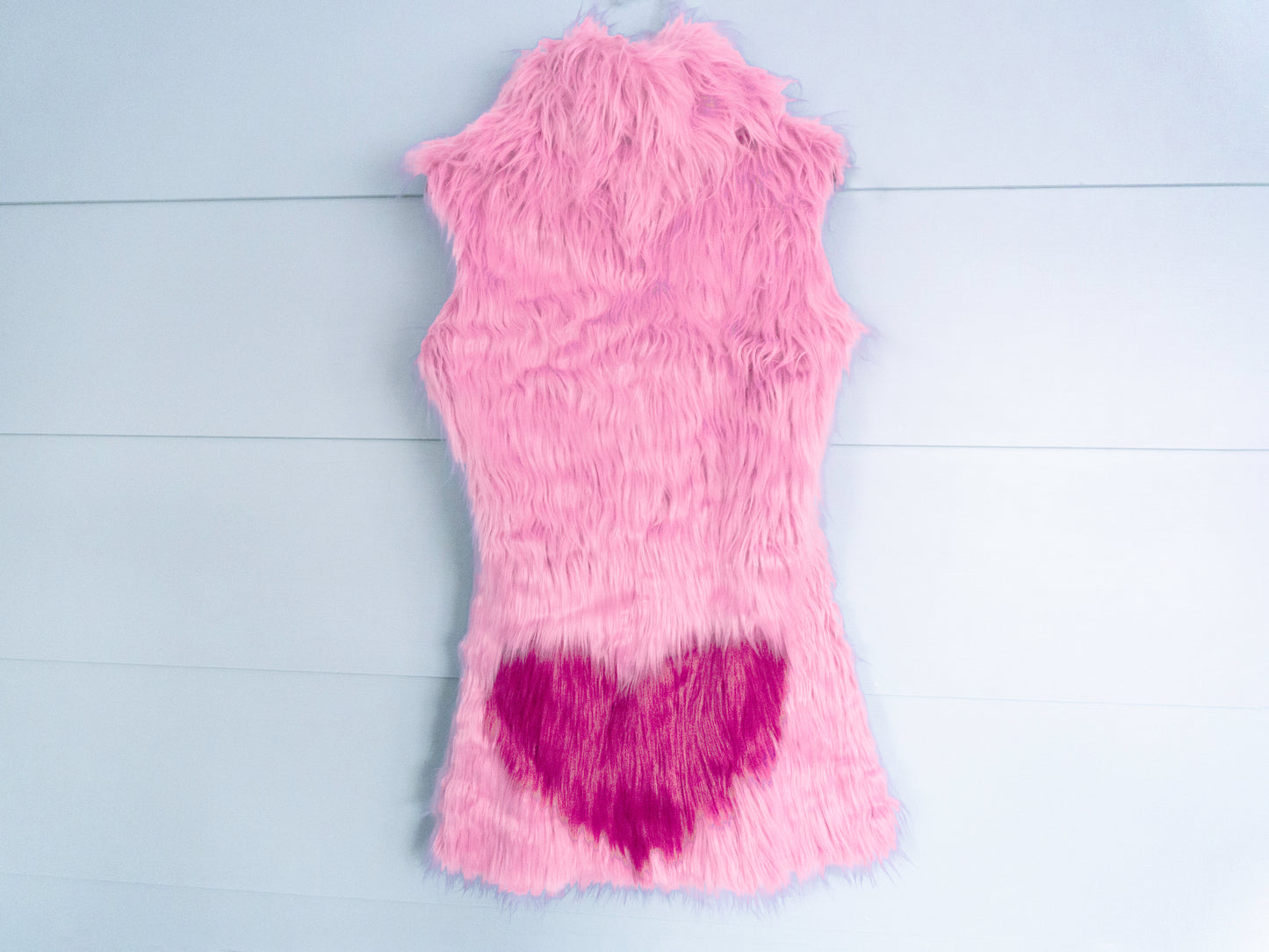Cutie Hearts Faux Fur Mod Dress