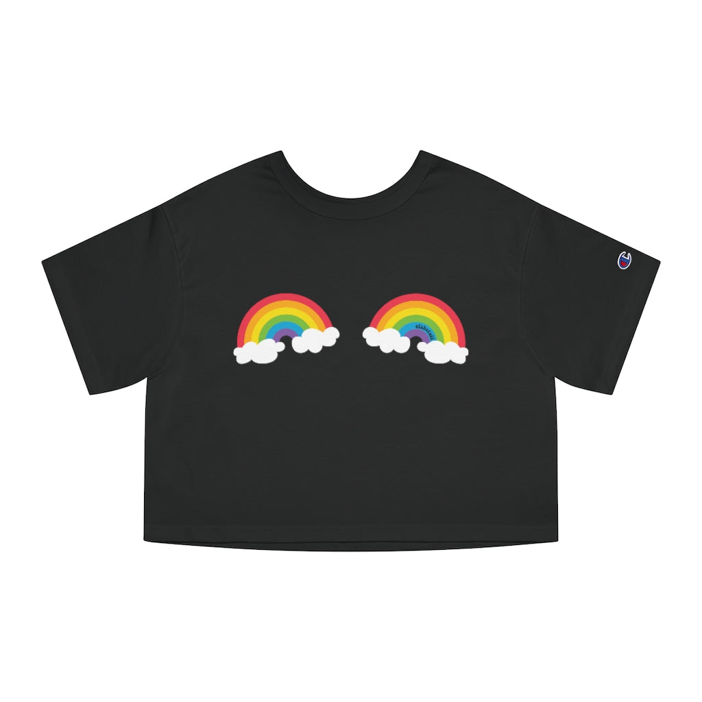 Double Rainbow Crop Tee