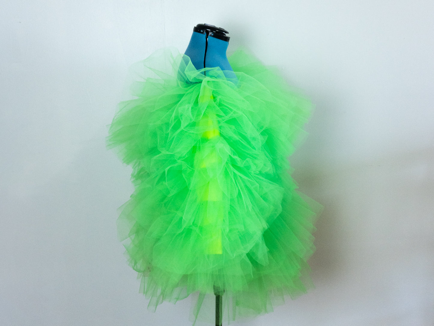 Ruffle Tulle Mini Dress