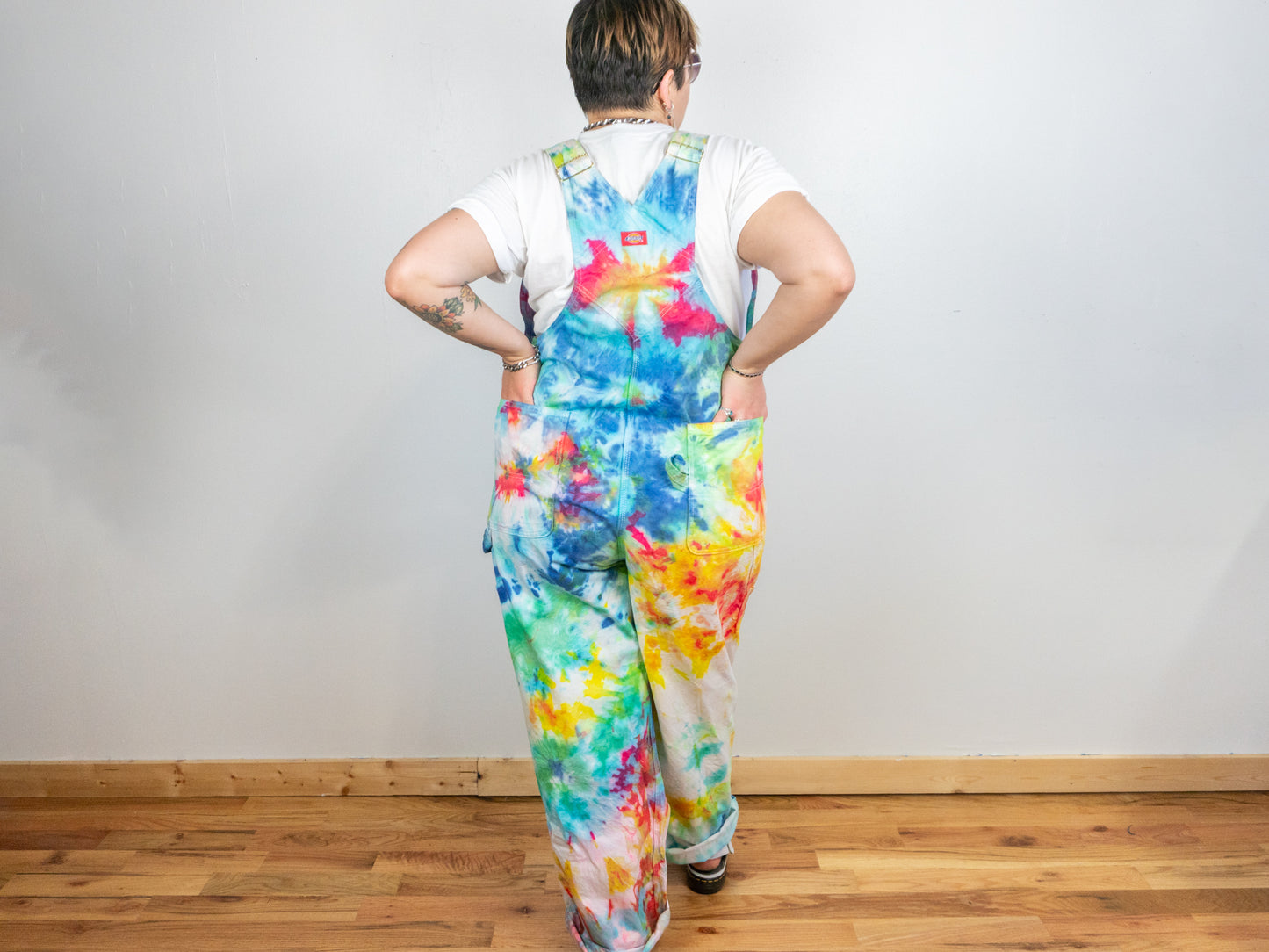 Custom Tie-Dye Overalls Pants or Shorts