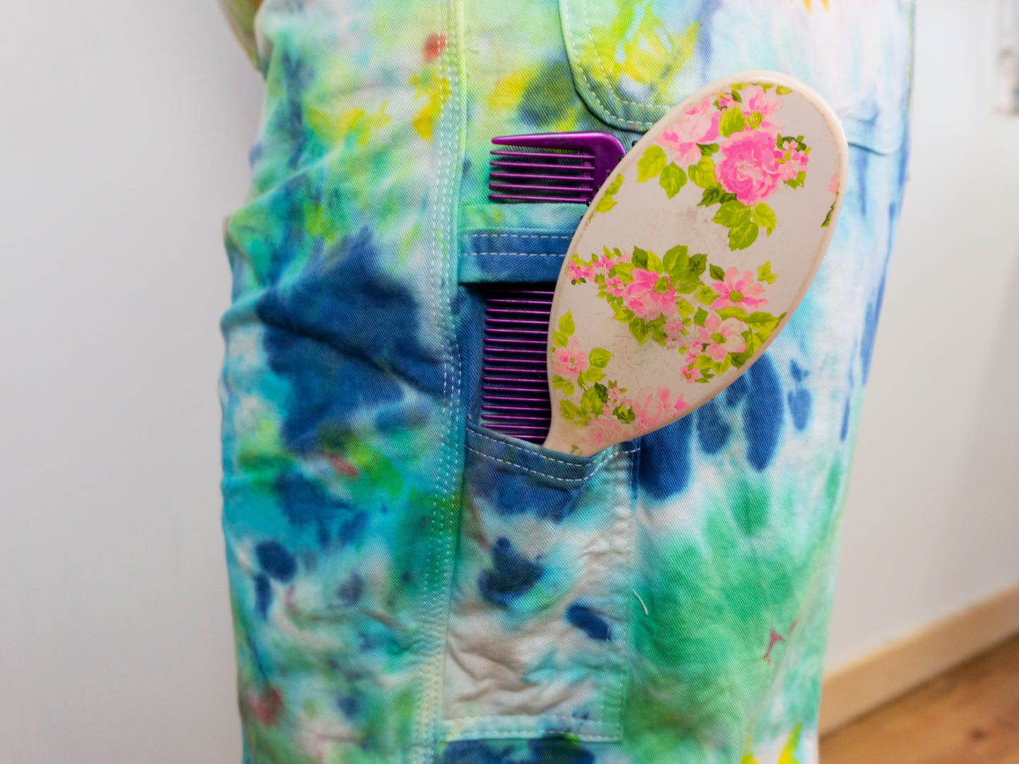 Custom Tie-Dye Overalls Pants or Shorts