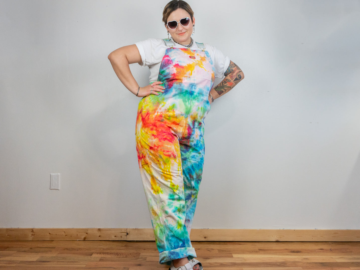 Custom Tie-Dye Overalls Pants or Shorts