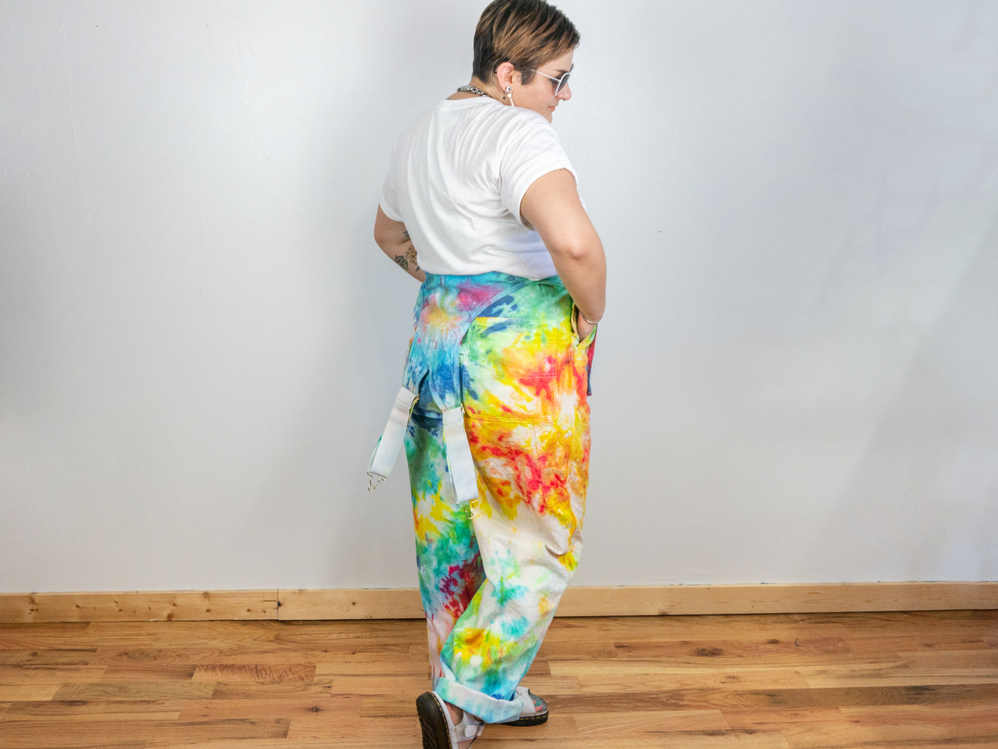 Custom Tie-Dye Overalls Pants or Shorts