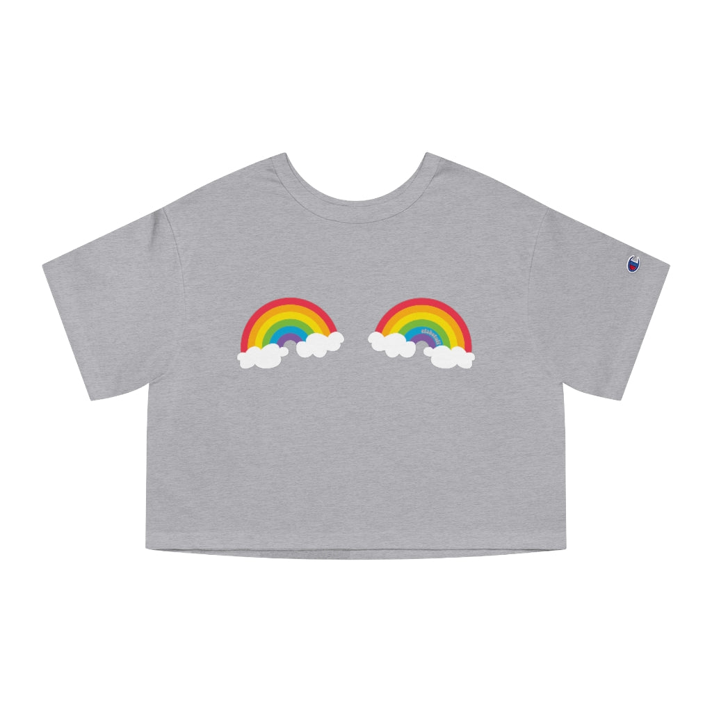 Double Rainbow Crop Tee