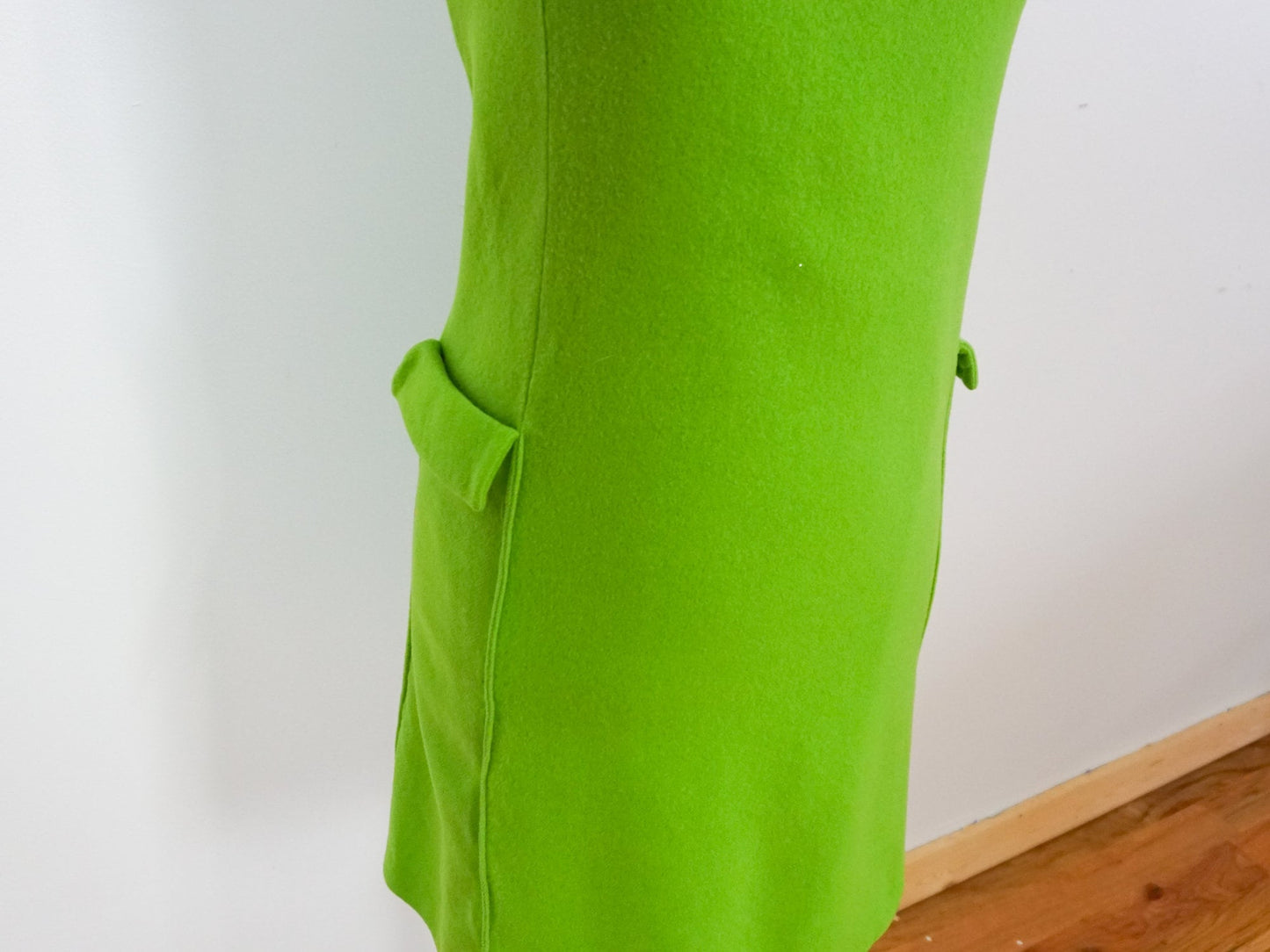 60s Mod Pendleton Wool Dress, Size Small