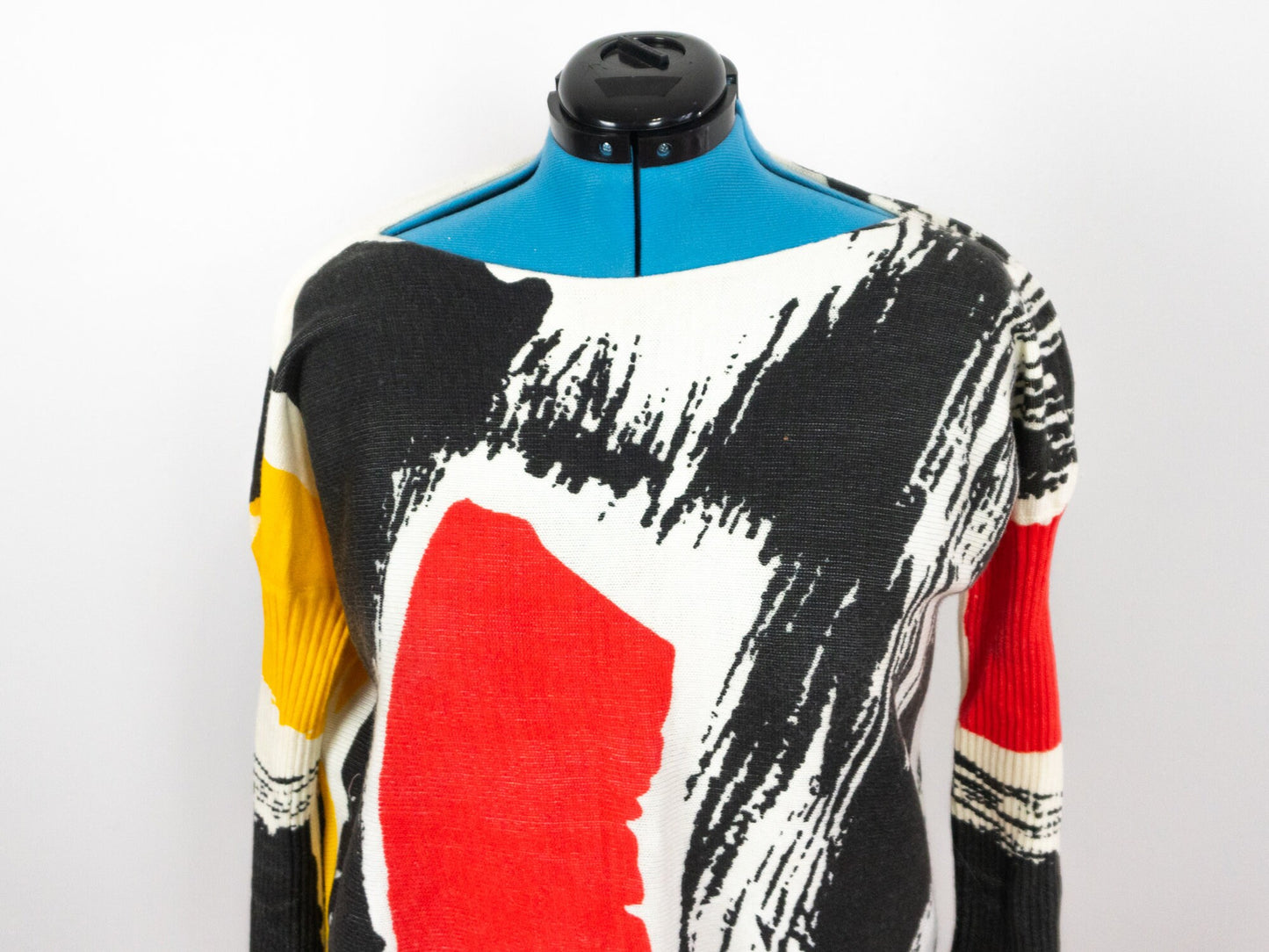 80s Graphic Sweater Retro, Size XL