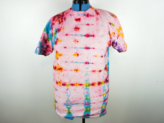 Blue Red Yellow Tie Dye Size Unisex Large
