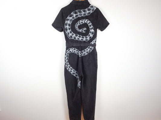 Painted Snake Jumpsuit  Size Small