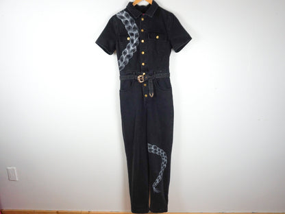Painted Snake Jumpsuit  Size Small