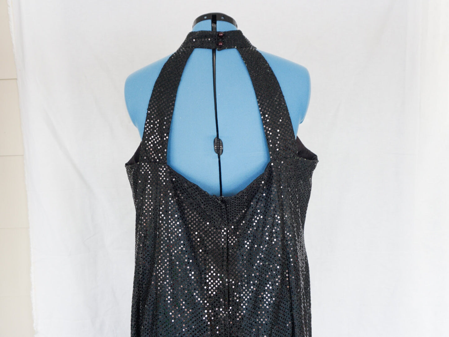 Black Sequin Gown, Size 3X