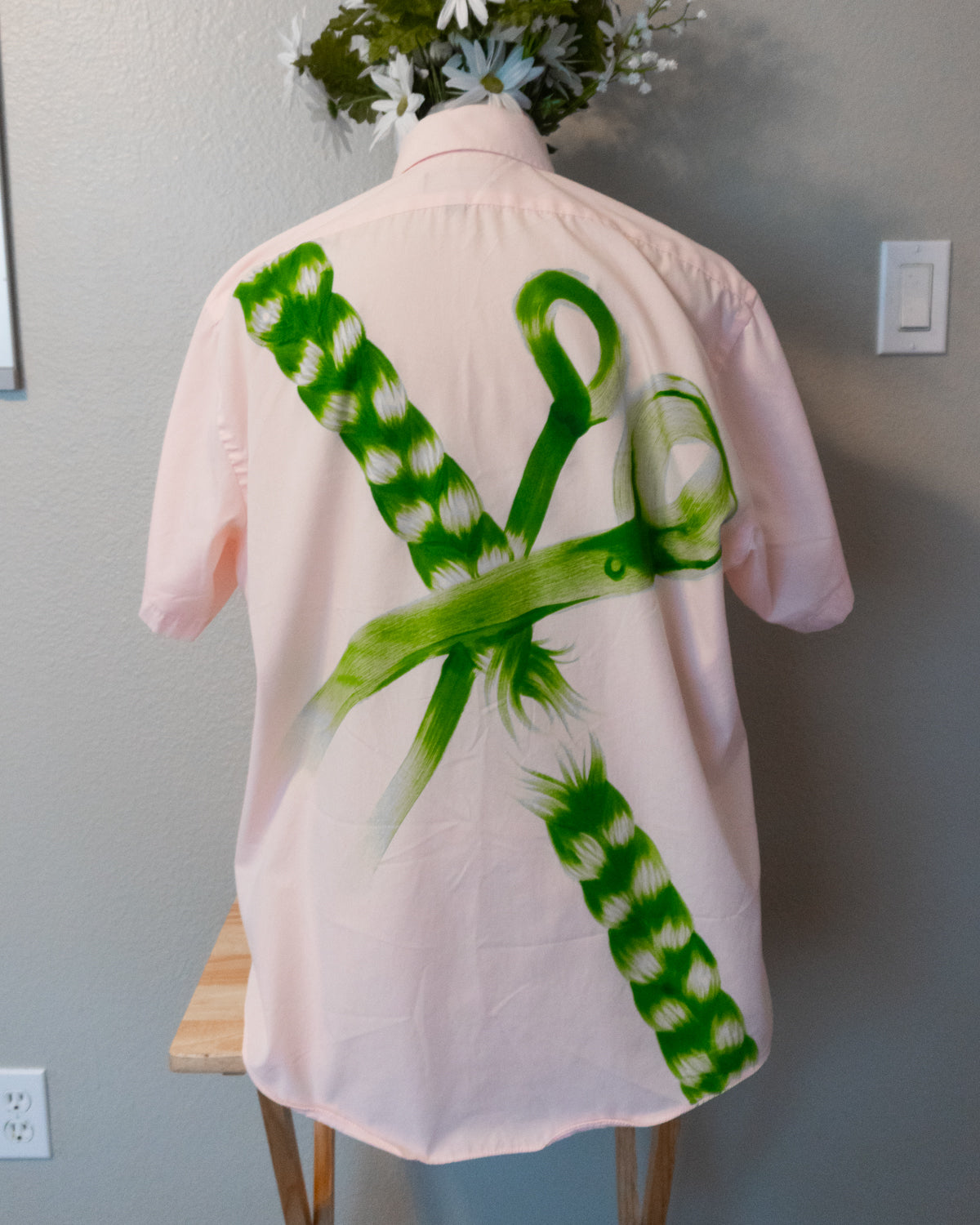 Custom Painted Braid Dress Shirt