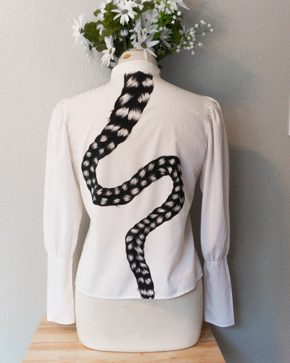 Custom Painted Braid Dress Shirt