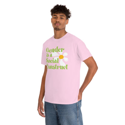 Gender is a Social Construct Pink Tee