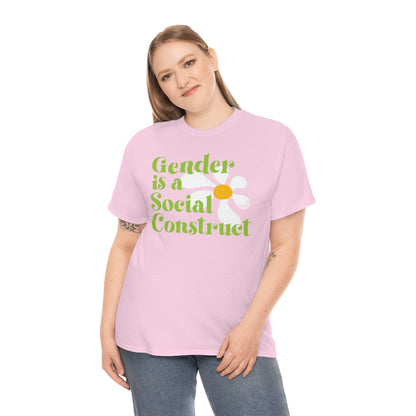 Gender is a Social Construct Pink Tee