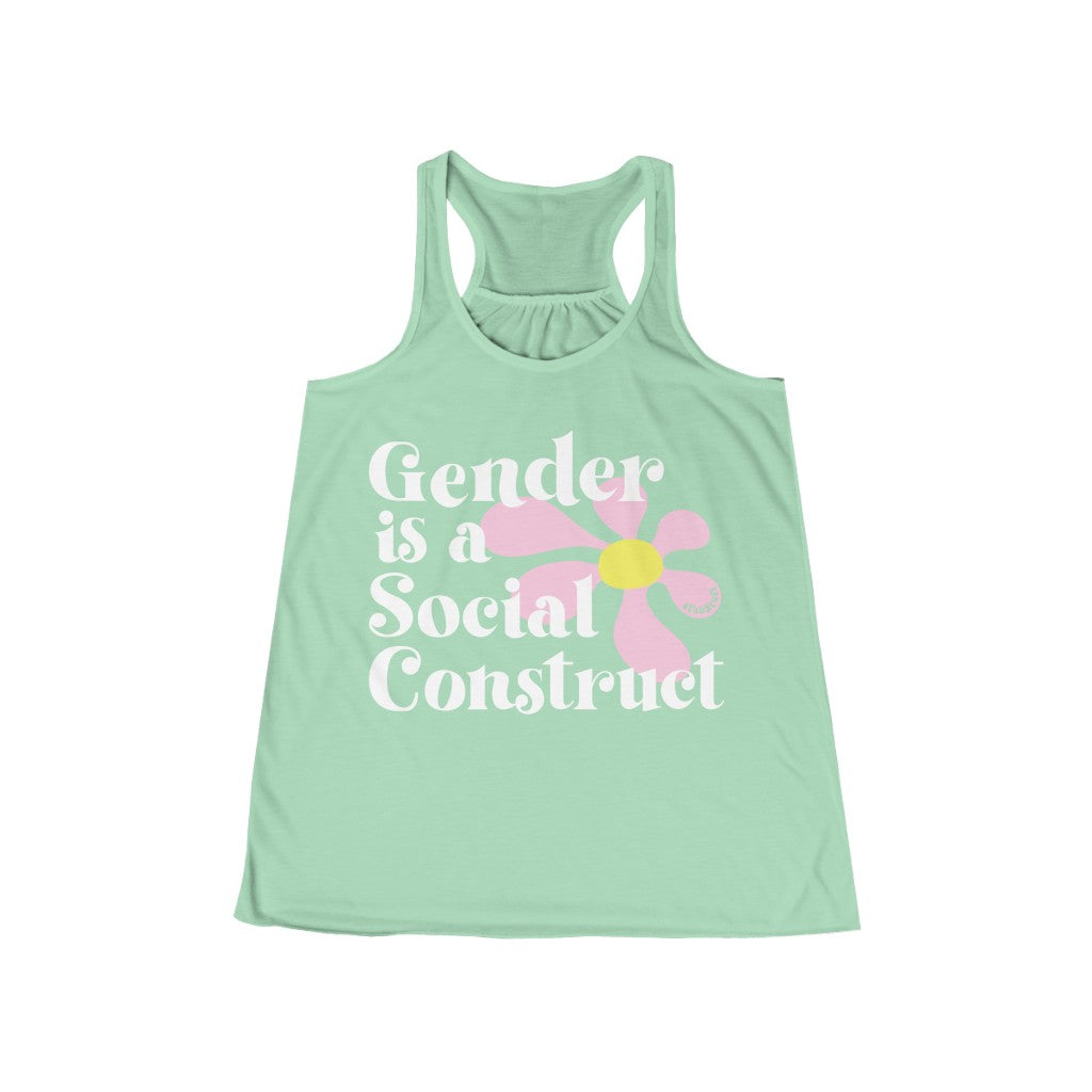 Gender is a Social Construct Green Tank Top