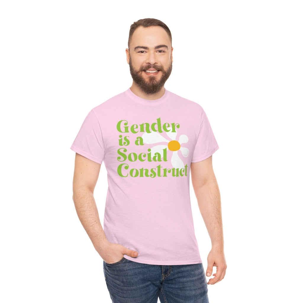 Gender is a Social Construct Pink Tee