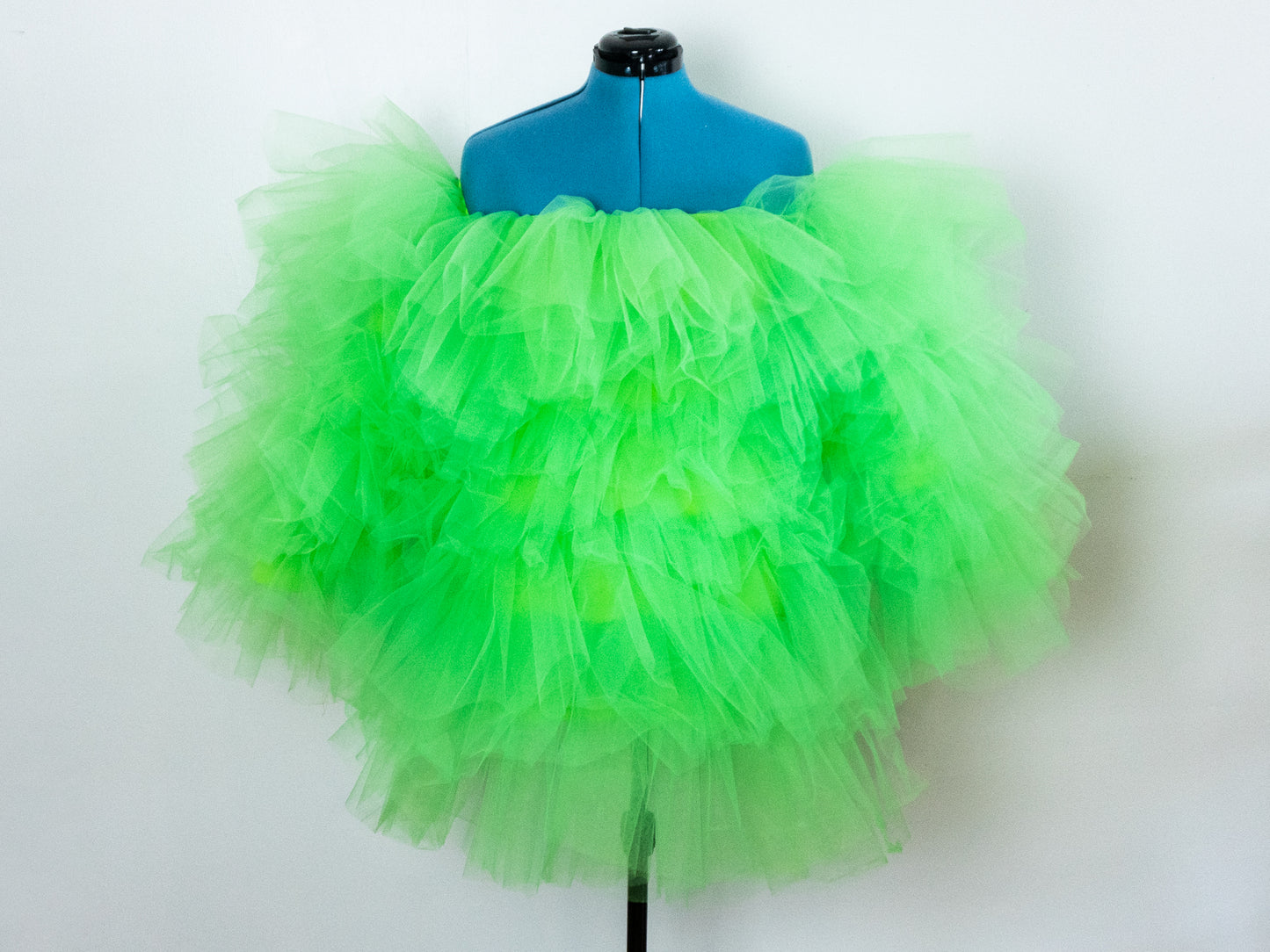 Ruffle Tulle Mini Dress