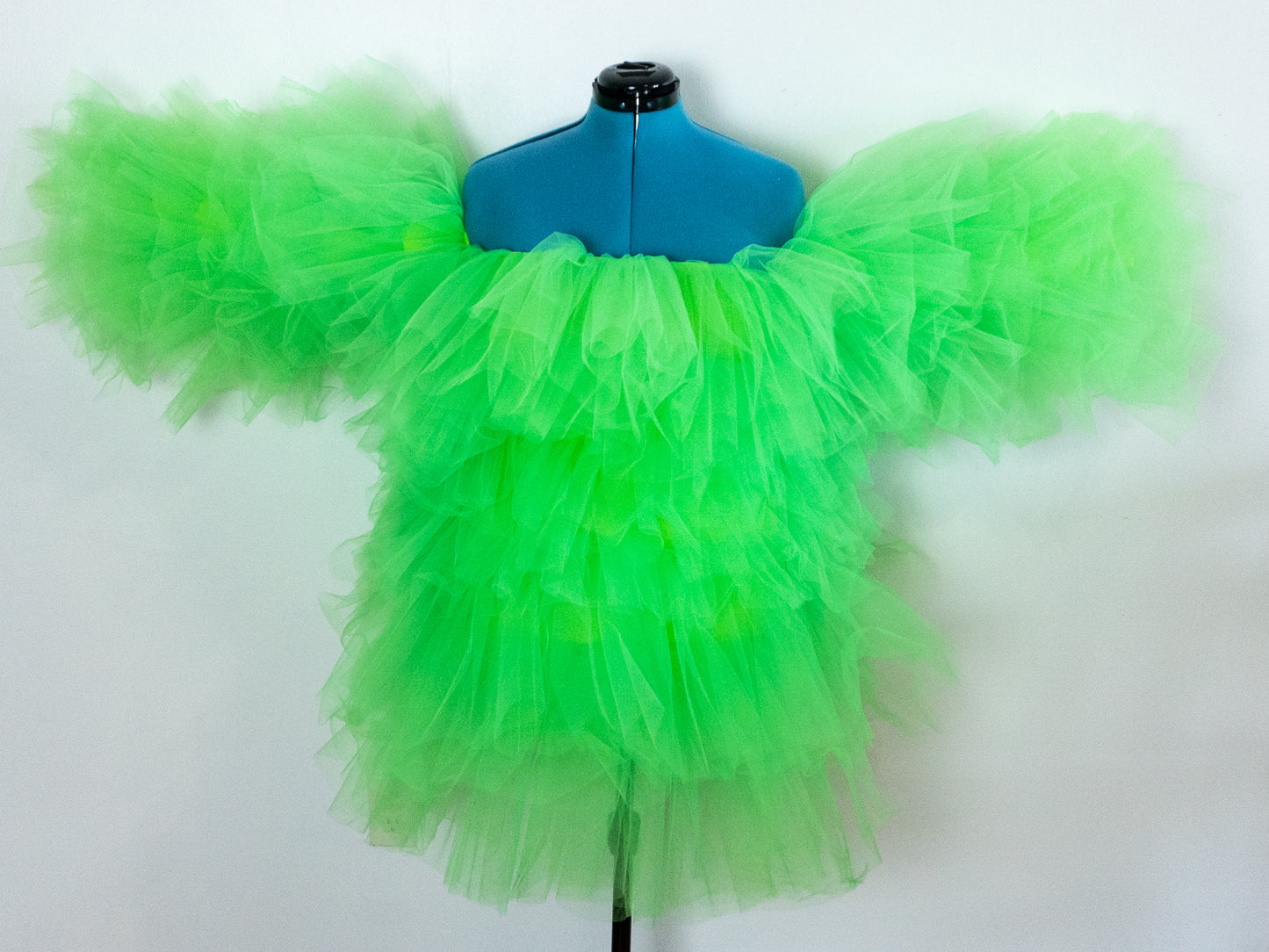 Ruffle Tulle Mini Dress