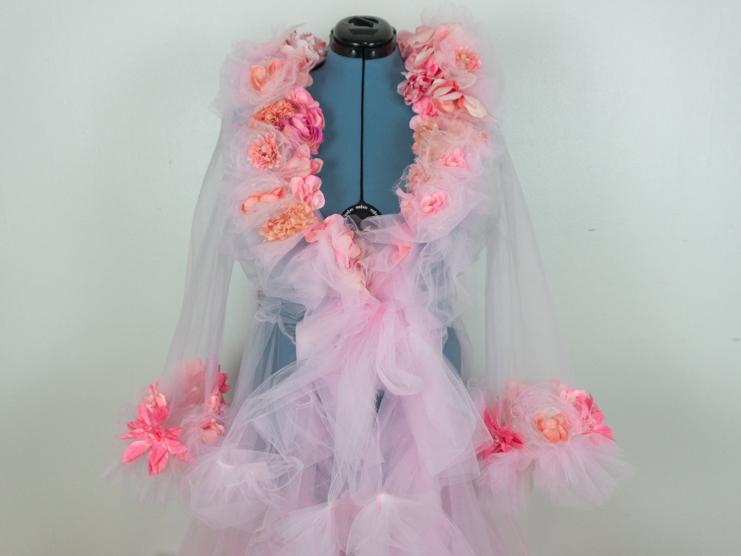 Burlesque Flower Tulle Robe