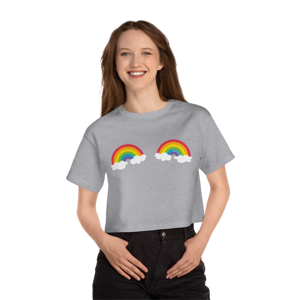 Double Rainbow Crop Tee