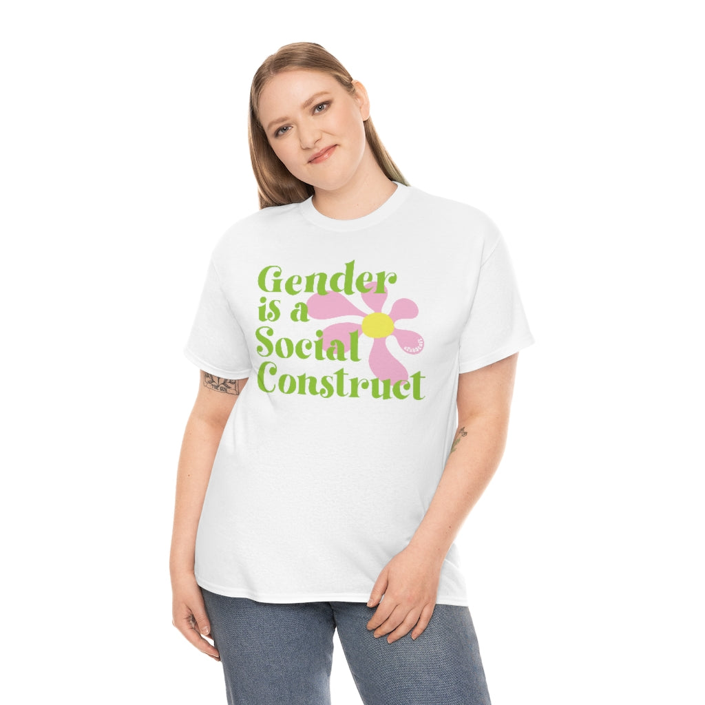 Gender is a Social Construct White Tee