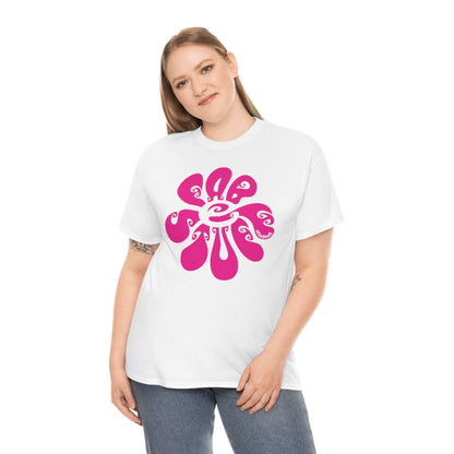 LOGO efabstuff Tee, Pink Magenta Fuchsia T-Shirt Design