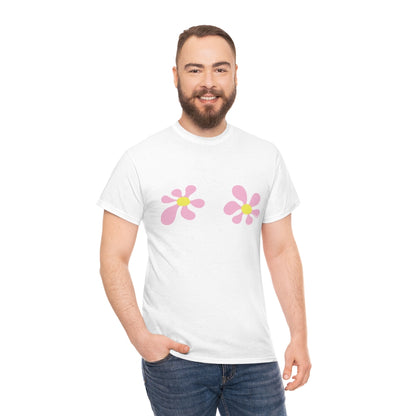 Topsy Turvy Flower Tee White