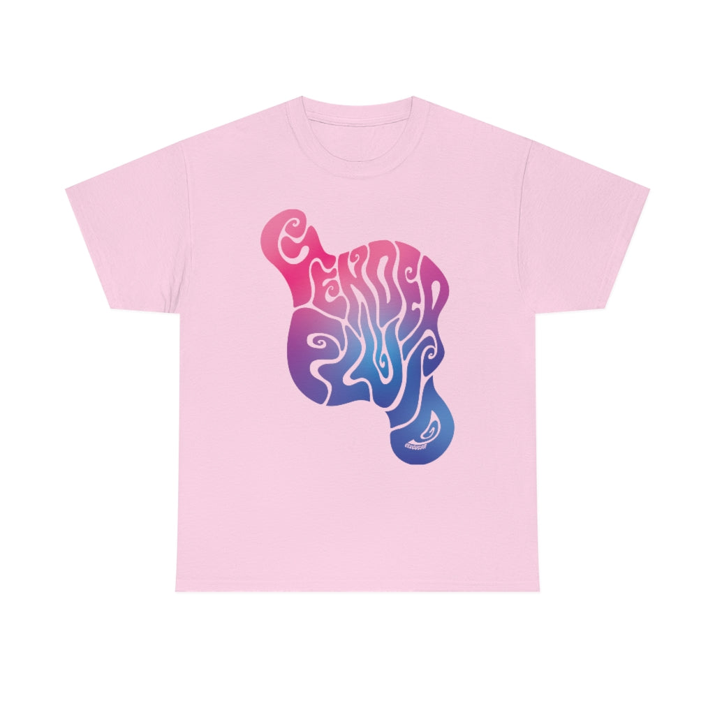 Gender Fluid Tee, Pink Blue White