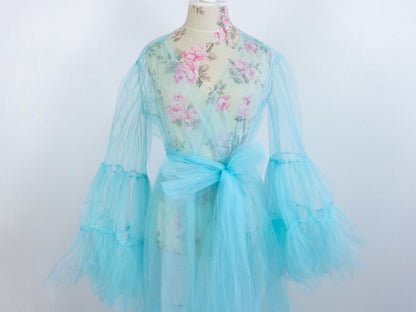 Belle Sleeve Tulle Robe