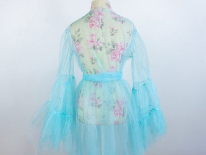 Belle Sleeve Tulle Robe