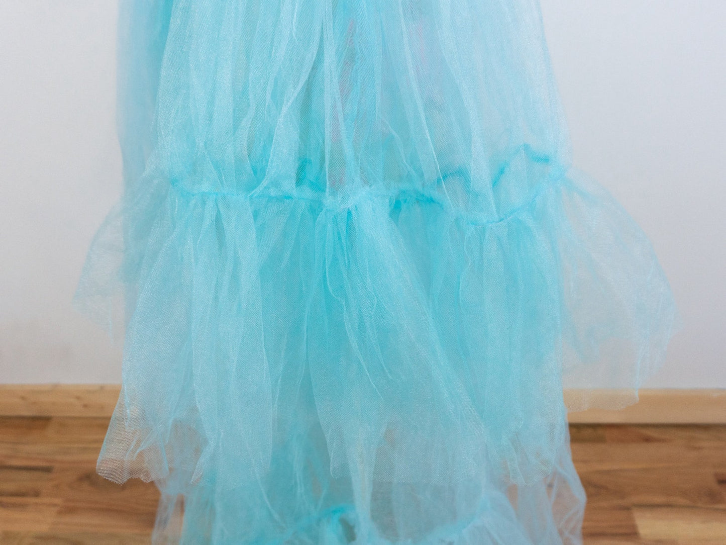 Belle Sleeve Tulle Robe