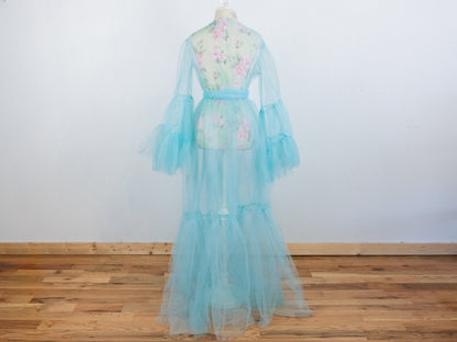 Belle Sleeve Tulle Robe