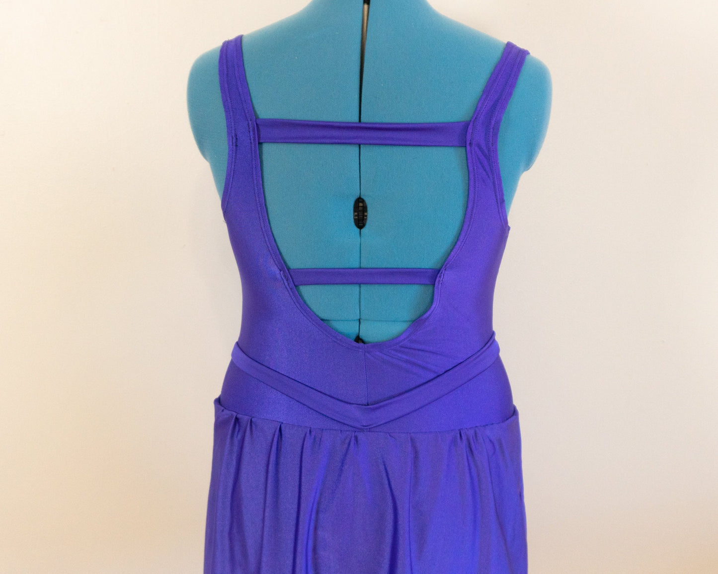 Purple One-piece Swimsuit, Size Large