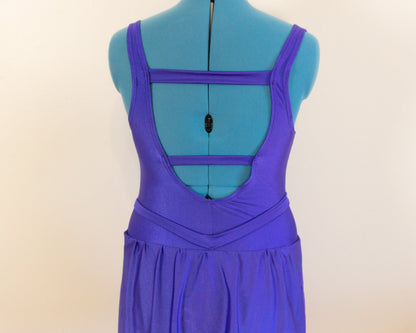 Purple One-piece Swimsuit, Size Large