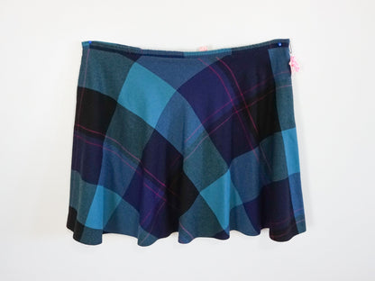 Plaid Mini Skirt, Size 3X