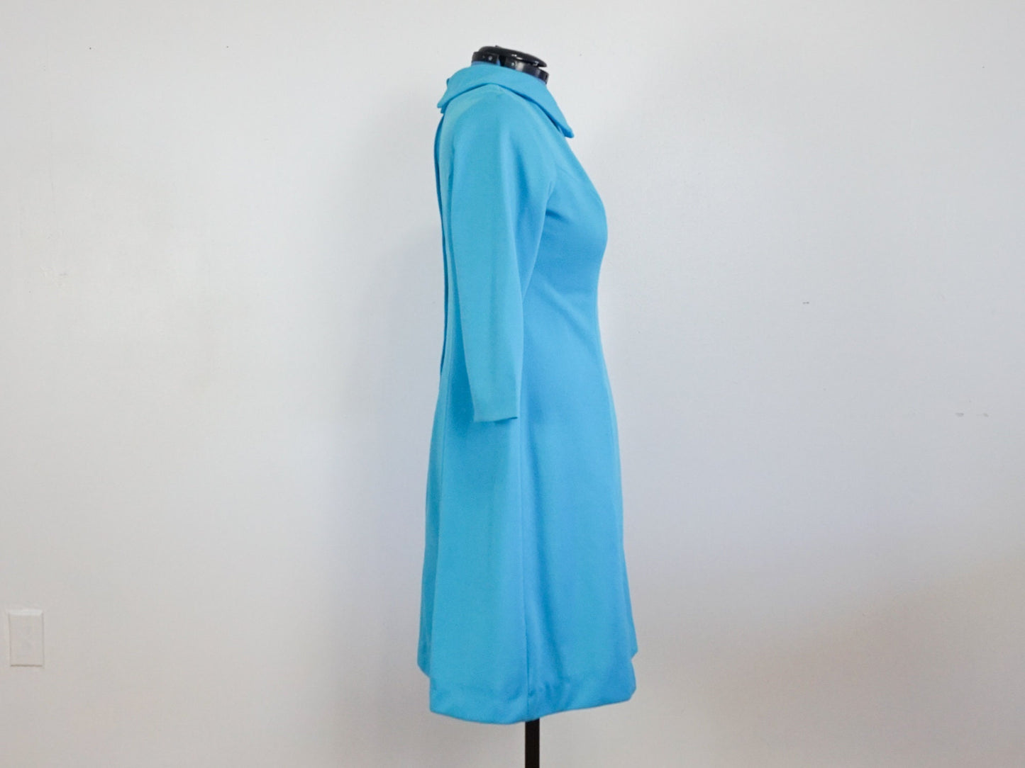 Two Piece Blue Mod Dress, Size XL