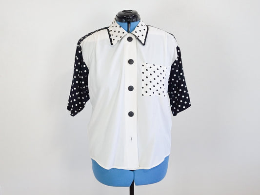 Polka Dot Shirt, Size 16 XL