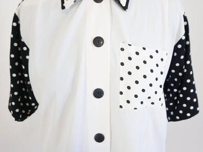 Polka Dot Shirt, Size 16 XL