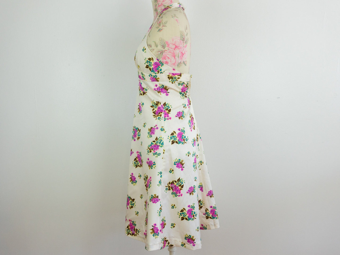 Floral Halter Dress Size S XS