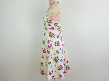 Floral Halter Dress Size S XS