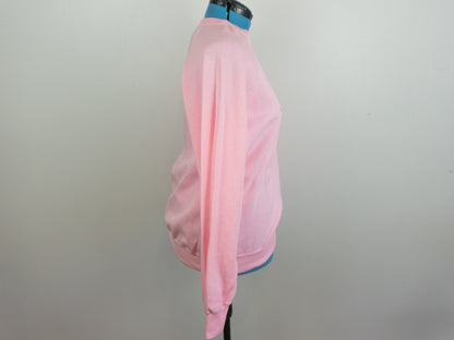 Pink Sweatshirt with Green Tree Size XL