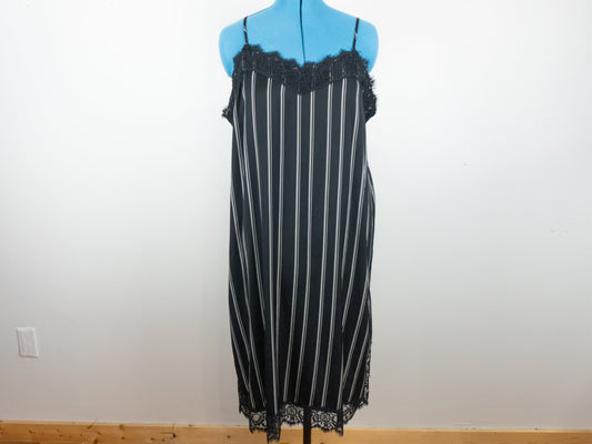 Pin Stripe Slip Dress Pajama Size 22 24 2X