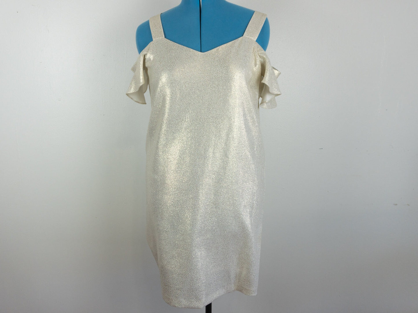 White Gold Dress  Size Large