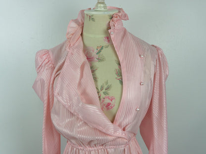 Pink Ruffle Dress Size  Small Medium