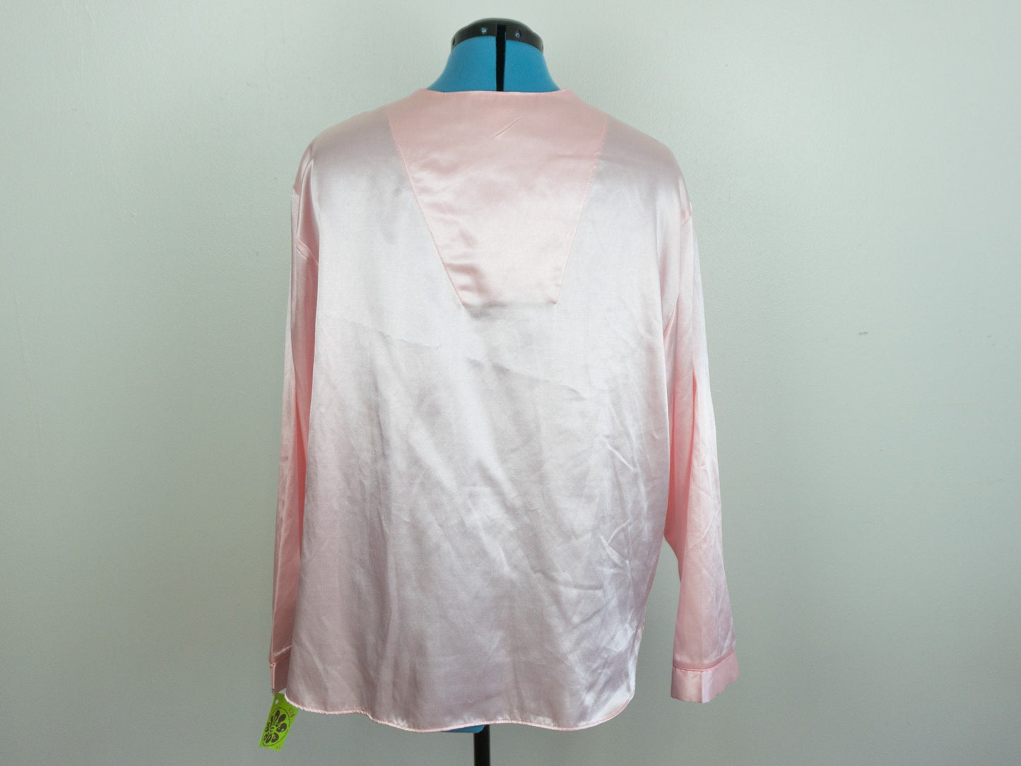 Pink Silky Pajama Top Size 1X