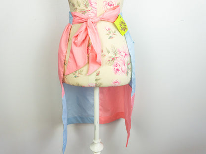 Pink Blue Checkered Apron