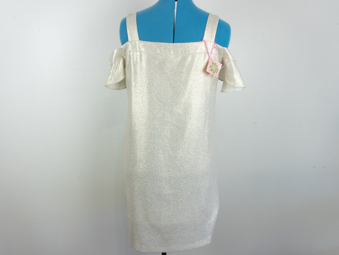 White Gold Dress  Size Large