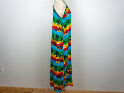 Palm Tree Dress Size Medium