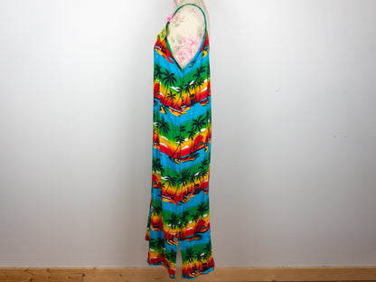 Palm Tree Dress Size Medium