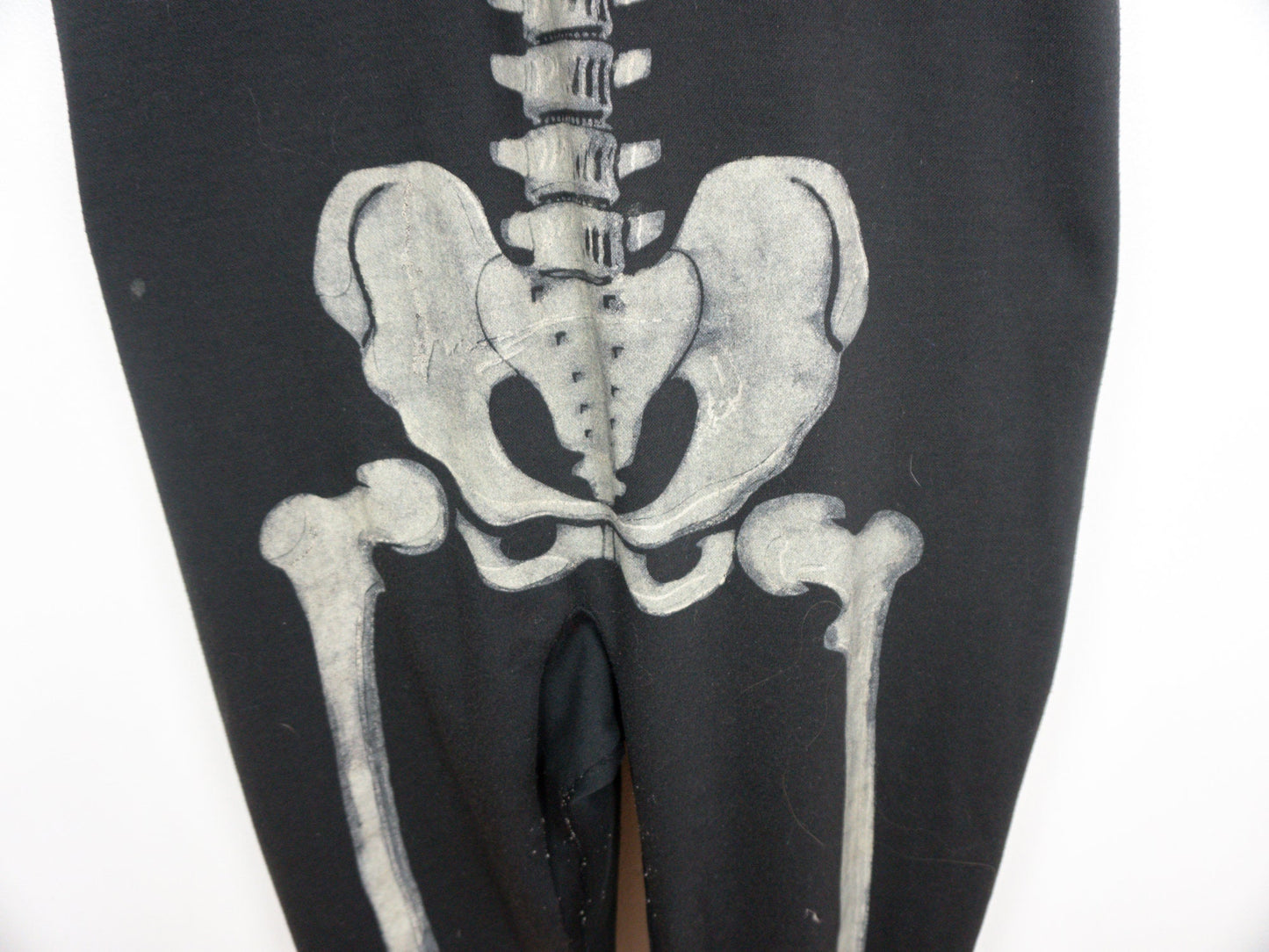 Skeleton Jumpsuit Costume Size  Medium